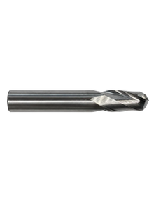 Fraise hémisphérique carbure aluminium D16