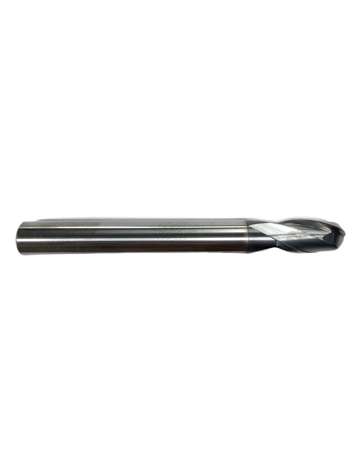 Fraise hémisphérique carbure acier / inox D8