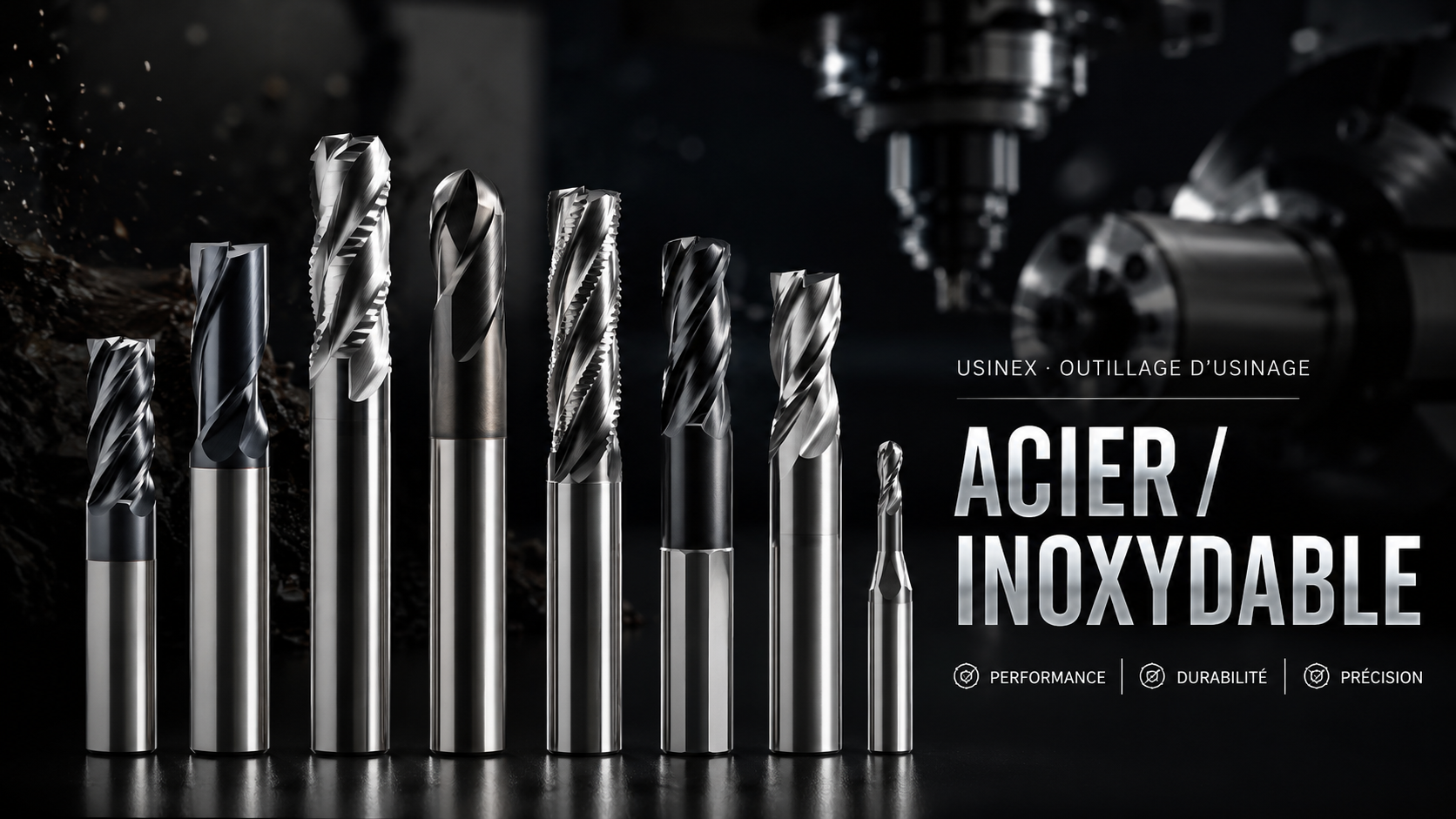 Outils pour acier et inoxydable