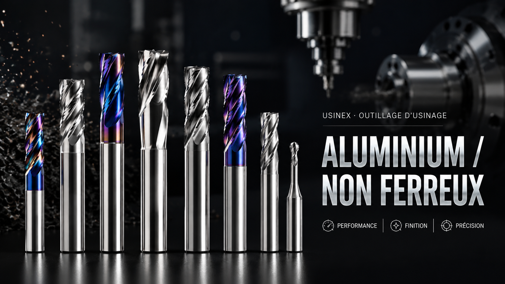 Outils pour aluminium et métaux non ferreux